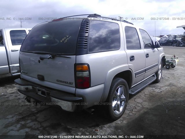 1GNEC13Z74J283226 - 2004 CHEVROLET TAHOE C1500 TAN photo 4