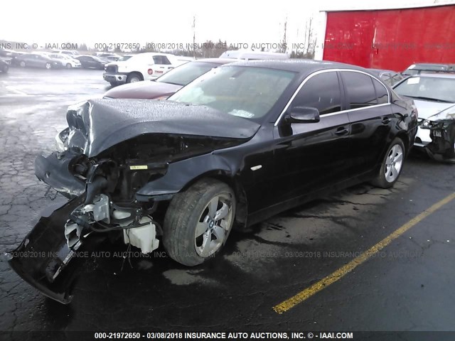 WBANF73547CU26803 - 2007 BMW 530 XI Noir photo 2