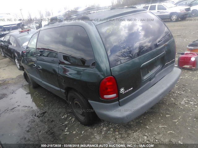 1B4GP45G3XB873356 - 1999 DODGE CARAVAN SE/SPORT GREEN photo 3