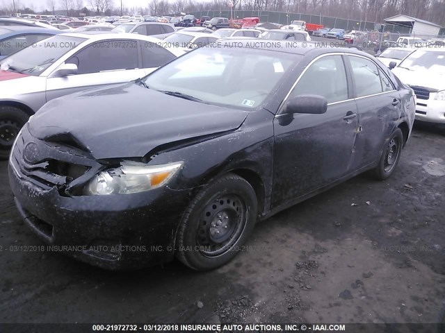 4T1BF3EKXBU133374 - 2011 TOYOTA CAMRY SE/LE/XLE Черный фото 2