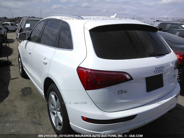 WA1VKAFPXAA104916 - 2010 AUDI Q5 PRESTIGE WHITE photo 3