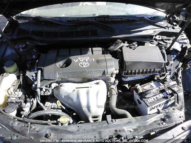 4T1BF3EK9AU508301 - 2010 TOYOTA CAMRY SE/LE/XLE BLACK photo 10