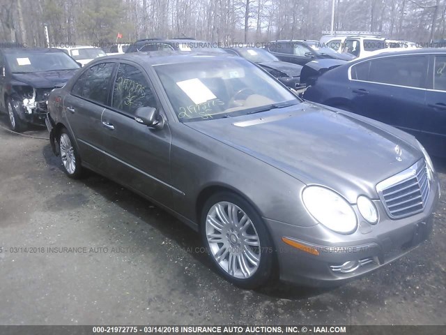 WDBUF87X68B309424 - 2008 MERCEDES-BENZ E 350 4MATIC GRAY photo 1