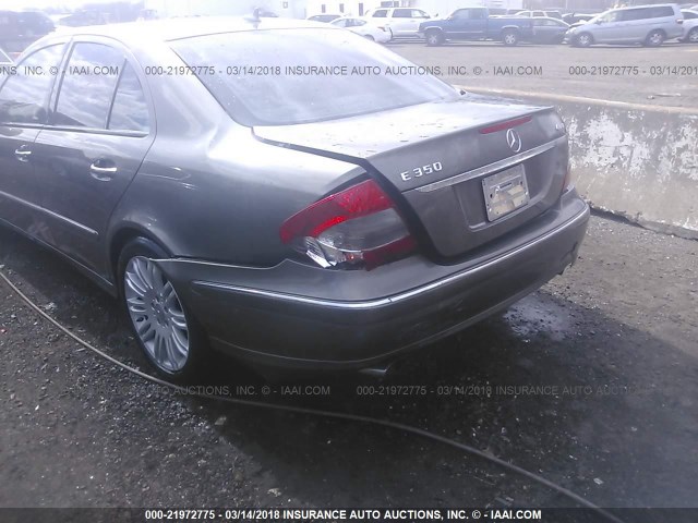 WDBUF87X68B309424 - 2008 MERCEDES-BENZ E 350 4MATIC GRAY photo 6