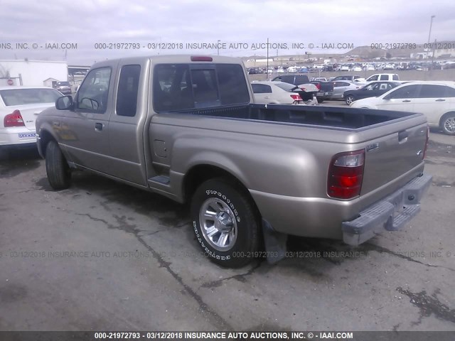 1FTYR44U34PA37750 - 2004 FORD RANGER SUPER CAB GOLD photo 3