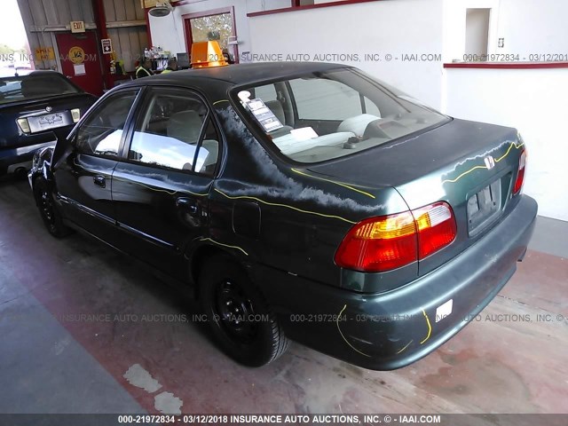 2HGEJ6610YH532461 - 2000 HONDA CIVIC SE GREEN photo 3