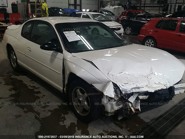 2G1WW12E949406256 - 2004 CHEVROLET MONTE CARLO LS თეთრი ფოტო 1