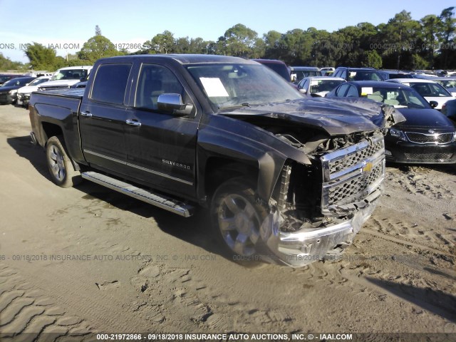 3GCUKSEC5EG137108 - 2014 CHEVROLET SILVERADO K1500 LTZ BROWN photo 1