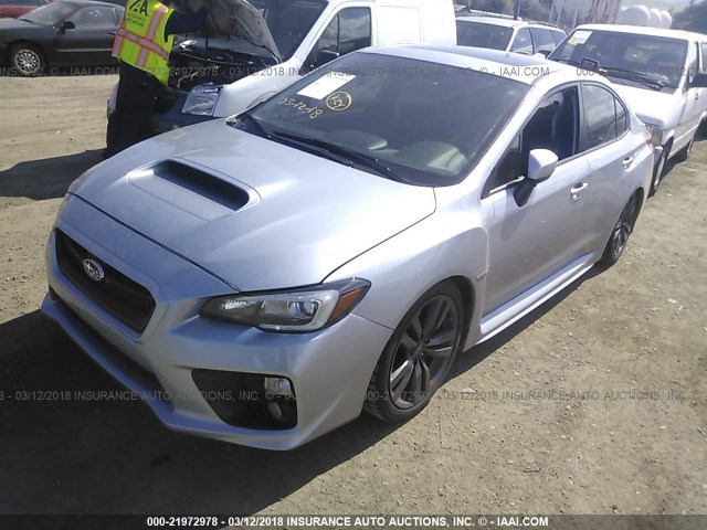 JF1VA1J68H8802133 - 2017 SUBARU WRX LIMITED SILVER photo 2