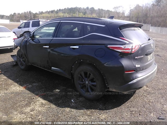 5N1AZ2MG8HN144080 - 2017 NISSAN MURANO S/SL/SV/PLATINUM BLACK photo 3