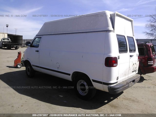 2B7JB21Z12K107390 - 2002 DODGE RAM VAN B2500 WHITE photo 3