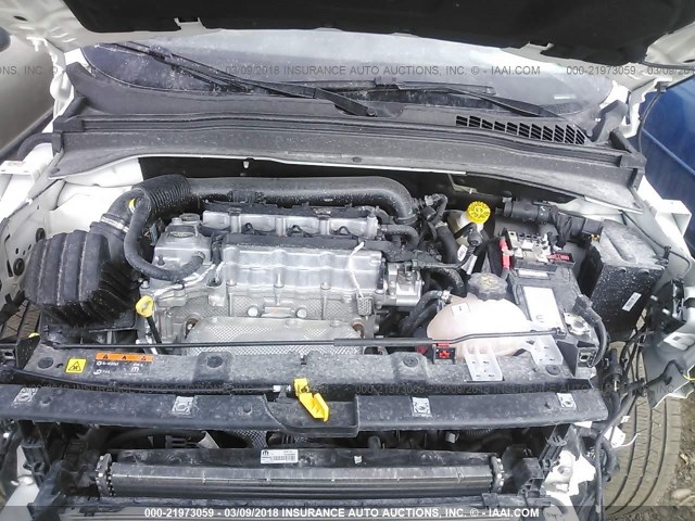 ZACCJBAB7HPF80231 - 2017 JEEP RENEGADE SPORT Սպիտակ լուսանկար 10