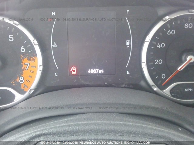 ZACCJBAB7HPF80231 - 2017 JEEP RENEGADE SPORT Սպիտակ լուսանկար 7