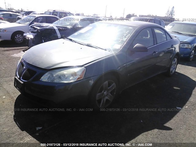 1G2ZG58B674121614 - 2007 PONTIAC G6 SE GRAY photo 2