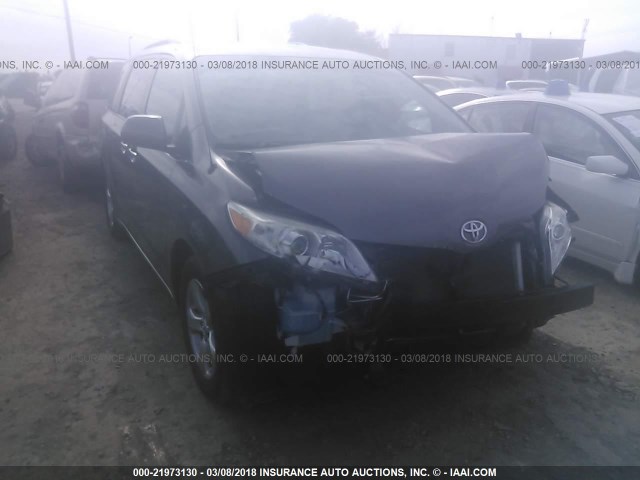 5TDKK3DC8DS394116 - 2013 TOYOTA SIENNA LE GRAY photo 6