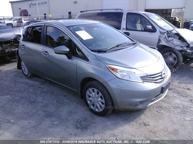 3N1CE2CP1FL396814 - 2015 NISSAN VERSA NOTE S/S PLUS/SV/SL/SR GRAY photo 1