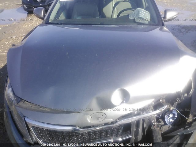 5XXGN4A76CG074383 - 2012 KIA OPTIMA EX SILVER photo 10