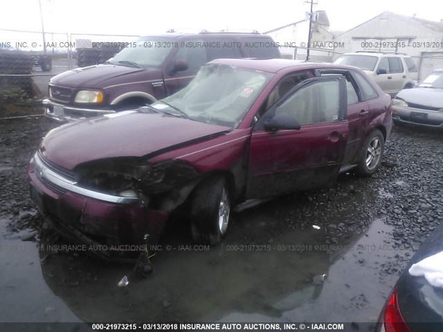 1G1ZT62845F311593 - 2005 CHEVROLET MALIBU MAXX LS RED photo 2