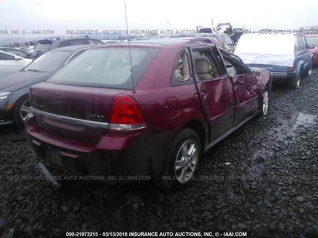 1G1ZT62845F311593 - 2005 CHEVROLET MALIBU MAXX LS RED photo 4