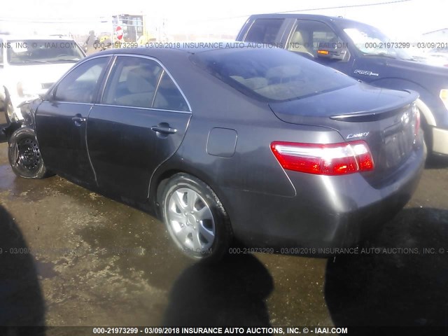 4T1BE46K19U302909 - 2009 TOYOTA CAMRY SE/LE/XLE ნაცრისფერი ფოტო 3