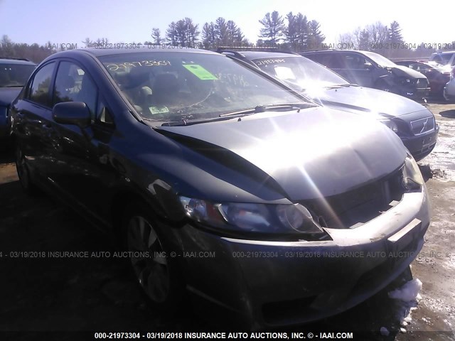 2HGFA1F97AH308641 - 2010 HONDA CIVIC EXL GRAY photo 1