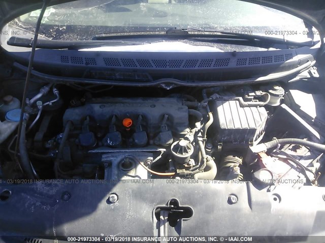 2HGFA1F97AH308641 - 2010 HONDA CIVIC EXL GRAY photo 10