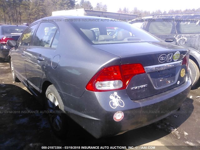 2HGFA1F97AH308641 - 2010 HONDA CIVIC EXL GRAY photo 3