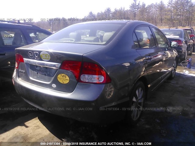2HGFA1F97AH308641 - 2010 HONDA CIVIC EXL GRAY photo 4