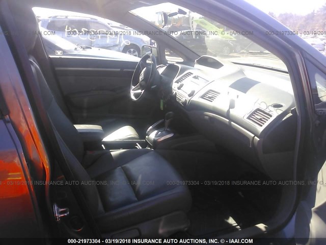 2HGFA1F97AH308641 - 2010 HONDA CIVIC EXL GRAY photo 5