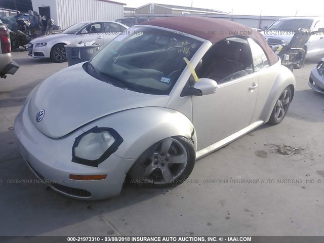 3VWSF31Y89M410582 - 2009 VOLKSWAGEN NEW BEETLE BLUSH EDITION SILVER photo 2