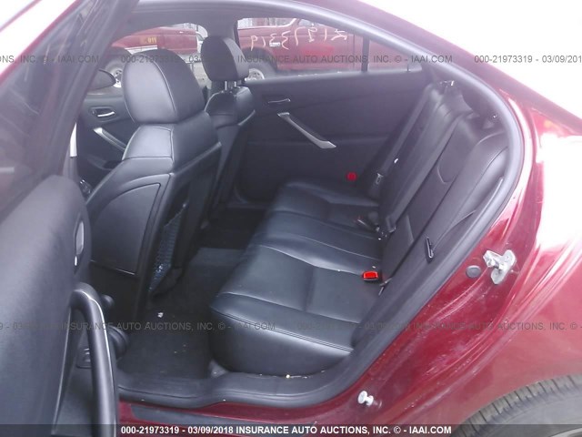 1G2ZM577984135871 - 2008 PONTIAC G6 GXP MAROON photo 8