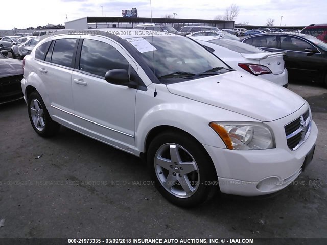 1B3HB78B69D224926 - 2009 DODGE CALIBER R/T WHITE photo 1