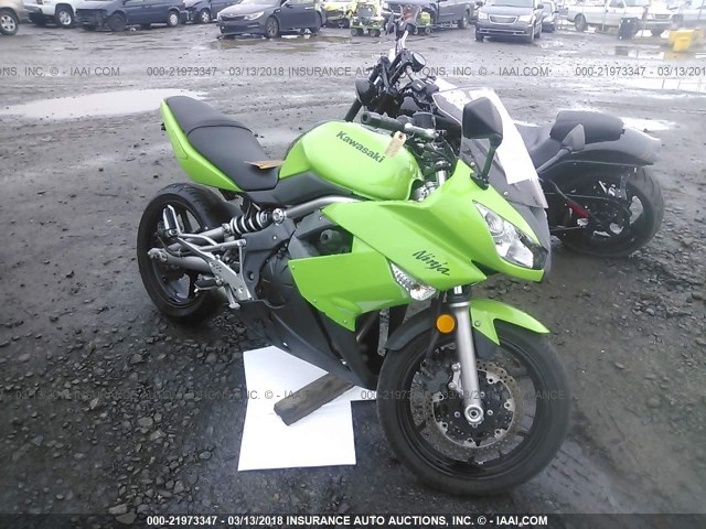 JKAEXEC109DA37054 - 2009 KAWASAKI EX650 C 绿色 照片 1