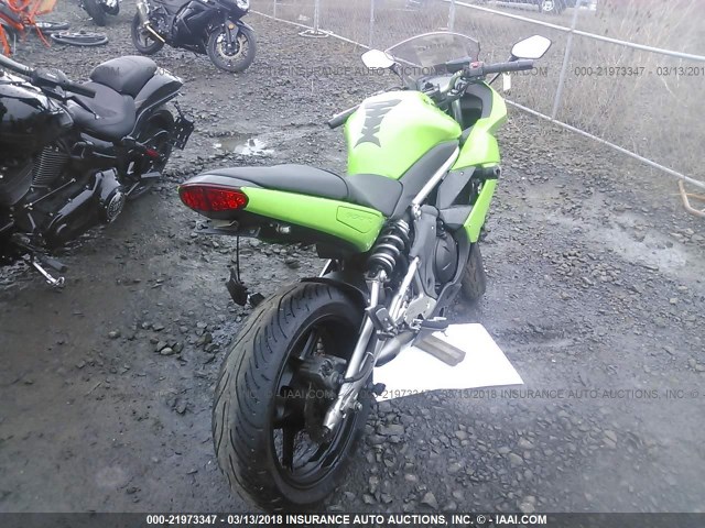 JKAEXEC109DA37054 - 2009 KAWASAKI EX650 C 绿色 照片 4