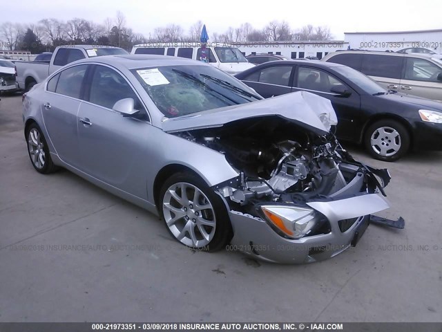 2G4GT5GX8E9231730 - 2014 BUICK REGAL GS 银色 照片 1
