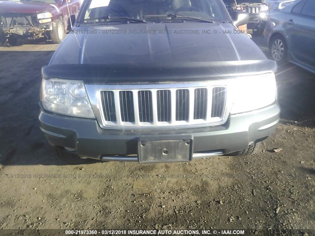 1J4GW58N64C243918 - 2004 JEEP GRAND CHEROKEE LIMITED GRAY photo 6