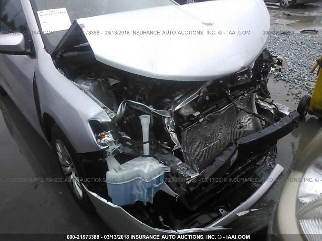 4T4BF1FK4CR170379 - 2012 TOYOTA CAMRY SE/LE/XLE SILVER photo 6