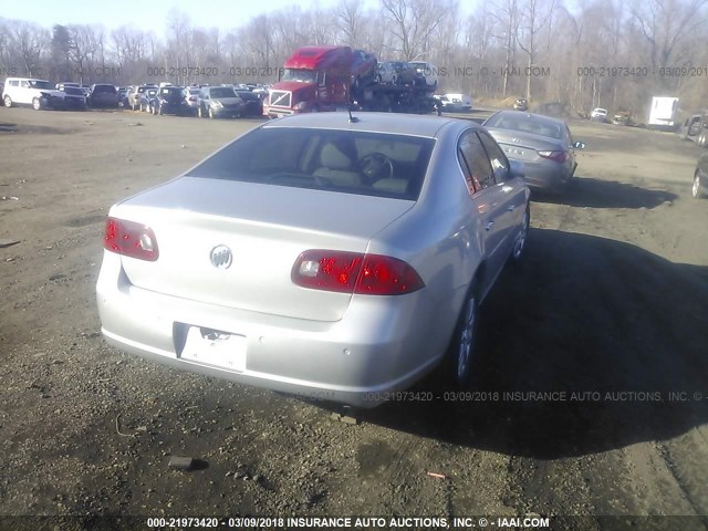 1G4HD57236U171432 - 2006 BUICK LUCERNE CXL SILVER photo 4