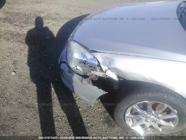 1G4HD57236U171432 - 2006 BUICK LUCERNE CXL SILVER photo 6