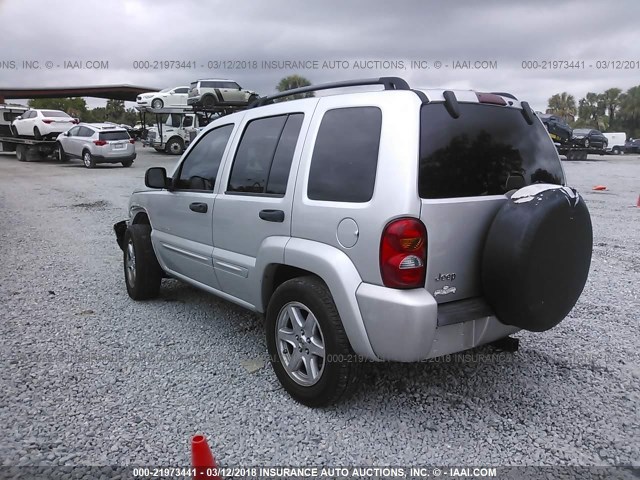 1J4GK58K34W224517 - 2004 JEEP LIBERTY LIMITED SILVER photo 3