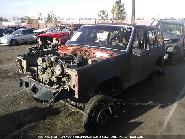 1J4FJ38L1LL205864 - 1990 JEEP CHEROKEE PIONEER BLACK photo 2