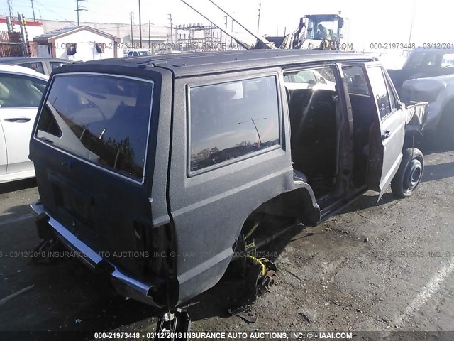 1J4FJ38L1LL205864 - 1990 JEEP CHEROKEE PIONEER BLACK photo 4