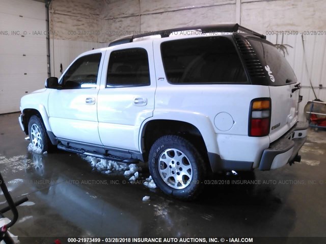 1GNEK13Z06R113328 - 2006 CHEVROLET TAHOE K1500 WHITE photo 3