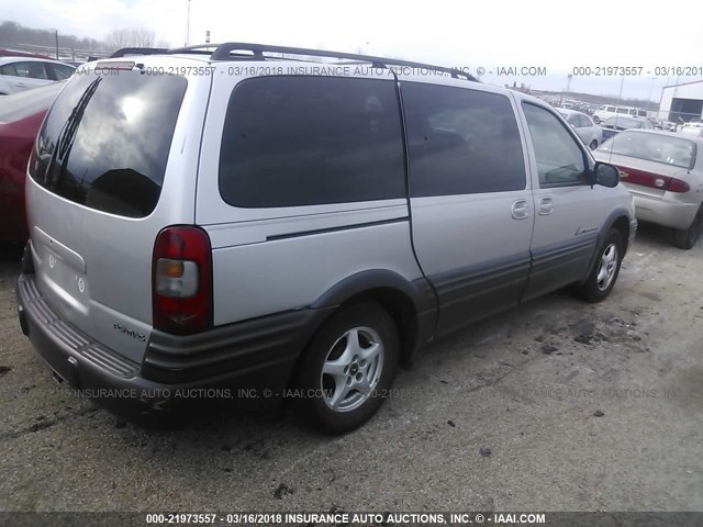 1GMDX03E72D131423 - 2002 PONTIAC MONTANA SILVER photo 4