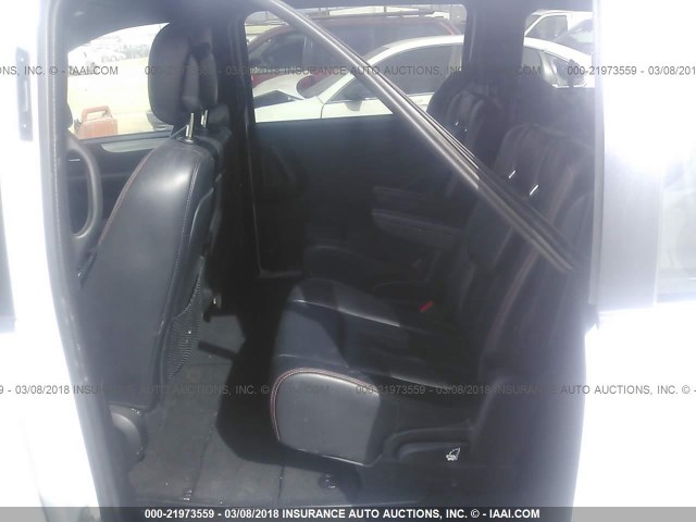 2C4RDGEG4ER431691 - 2014 DODGE GRAND CARAVAN R/T WHITE photo 8