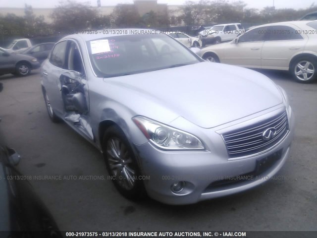 JN1BY1AP3CM333294 - 2012 INFINITI M37 SILVER photo 1