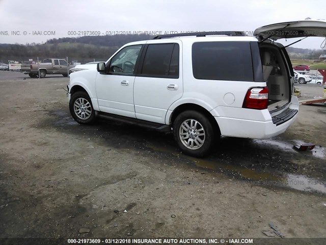 1FMJU1H52BEF44046 - 2011 FORD EXPEDITION XLT/KING RANCH WHITE photo 3