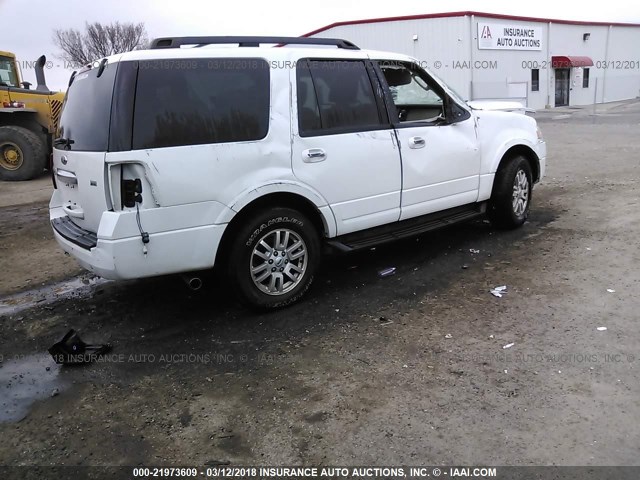 1FMJU1H52BEF44046 - 2011 FORD EXPEDITION XLT/KING RANCH WHITE photo 4