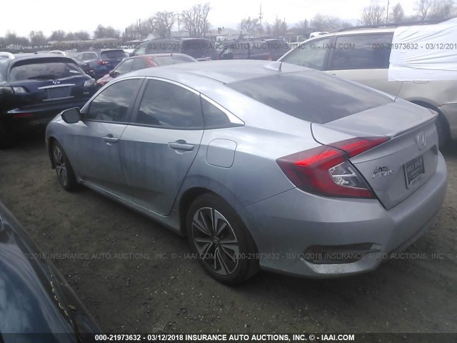 19XFC1F74GE011127 - 2016 HONDA CIVIC EXL SILVER photo 3