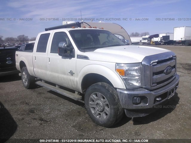 1FT8W3BT6CEB21925 - 2012 FORD F350 SUPER DUTY WHITE photo 1